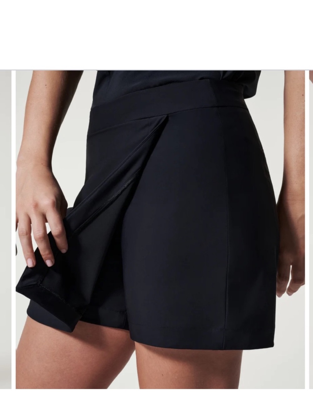 SPANX Black Sunshine Skorts